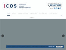 Tablet Screenshot of icos-srl.com